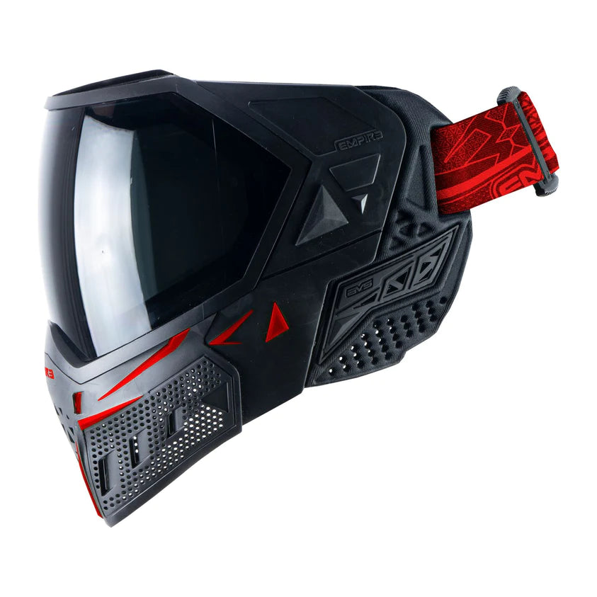 Empire Evs Black/Red With Thermal Ninja & Thermal Clear Lenses | Shop Airsoft Goggle