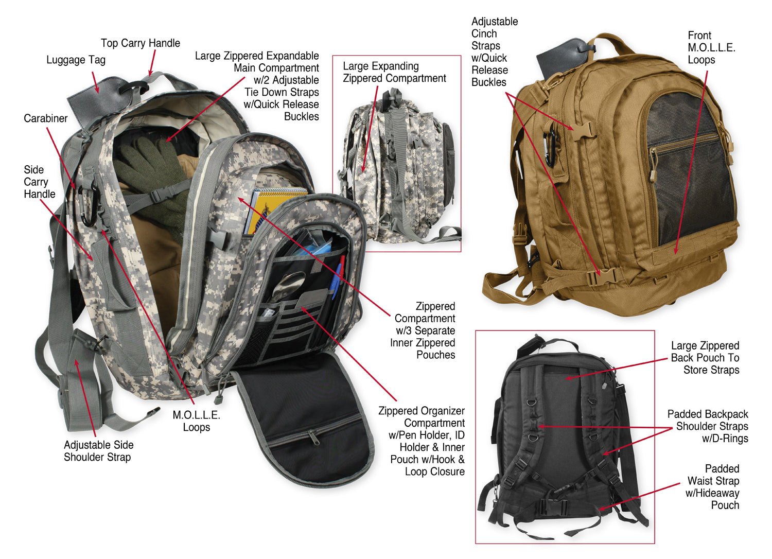 Tactical Travel Backpack