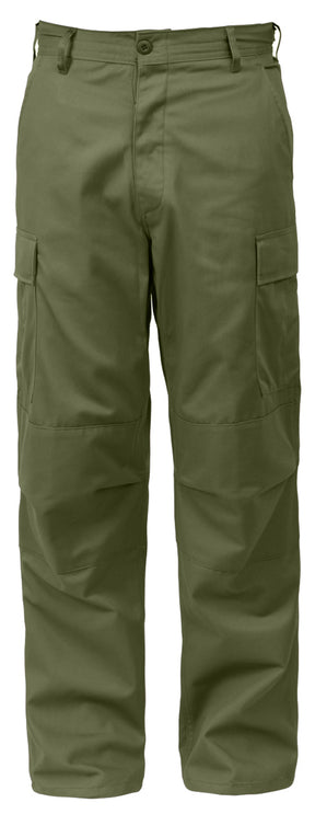 Olive Drab / Camo Vintage Paratrooper Fatigues Military Cargo BDU Pants  8-Pocket