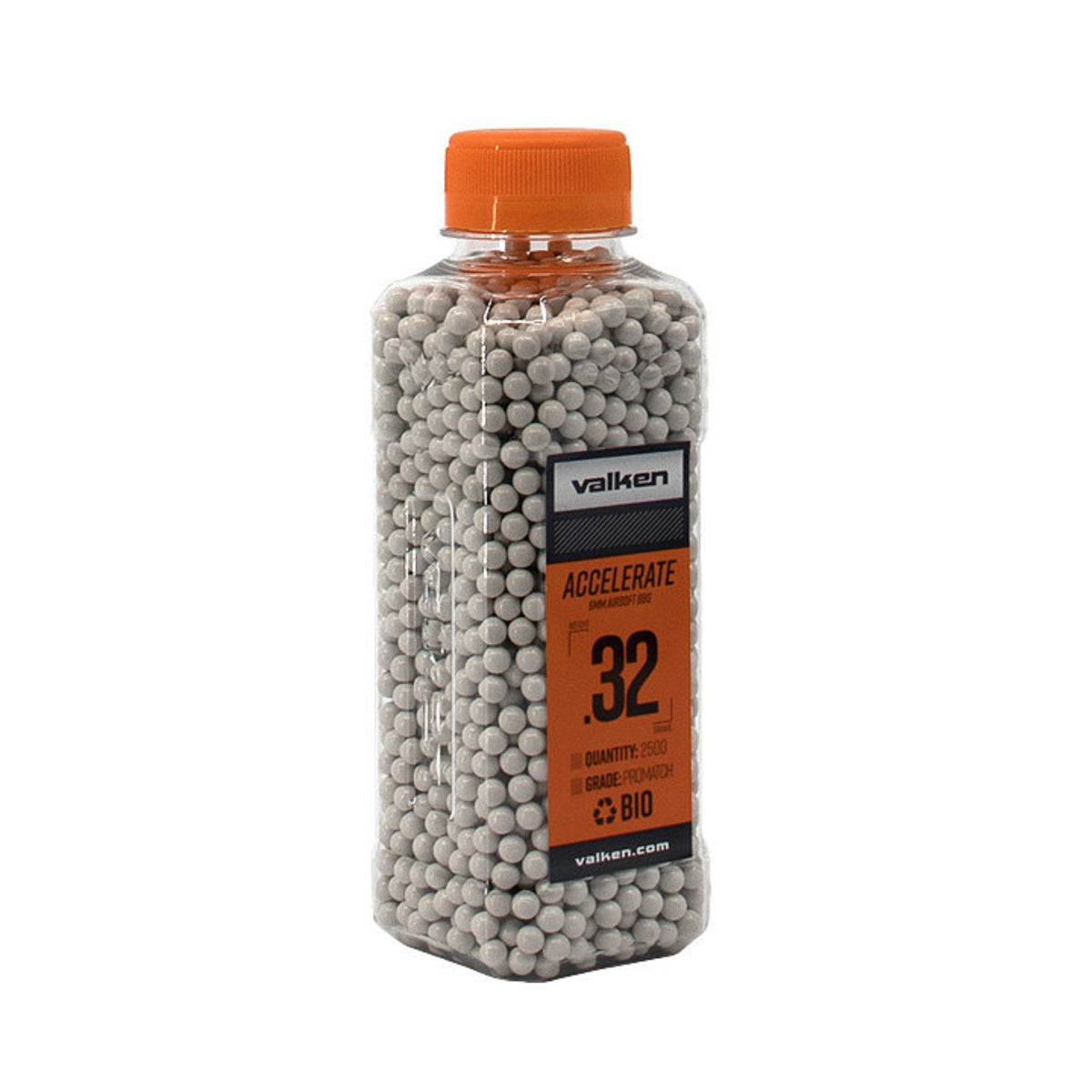 Valken Accelerate Promatch 0.32G 2,500Ct Biodegradable Airsoft Bbs
