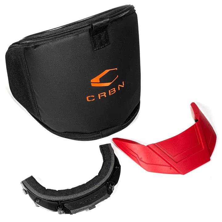Carbon SLD Thermal Paintball Goggles - Sld Crimson - Less Coverage