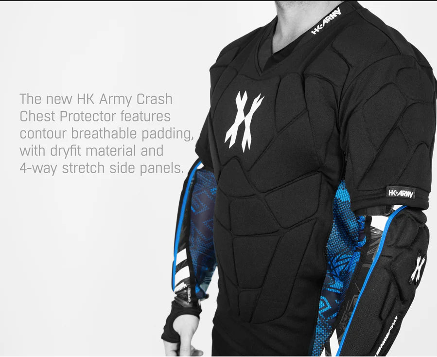 Crash Chest Protector Performance Padded Paintball Shirt