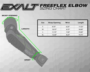Exalt Freeflex Elbow Pads - Grey