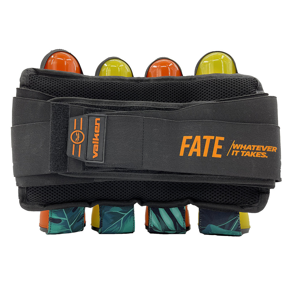 Valken Fate Gfx 4+3 Paintball Harness - Hawaiian Orange | Paintball Pod Harness