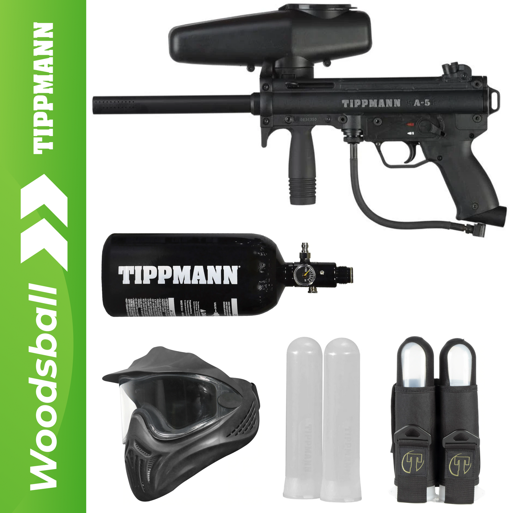 Tippmann A-5 with Response Trigger Paintball Package