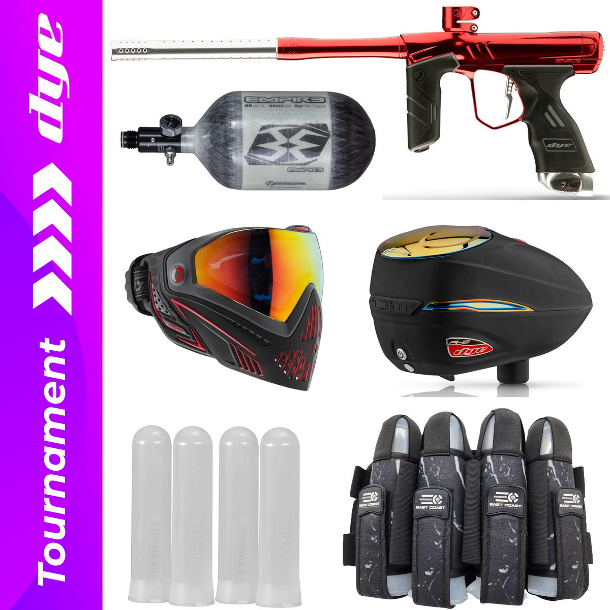 Dye DSR+ Paintball Tournament Package