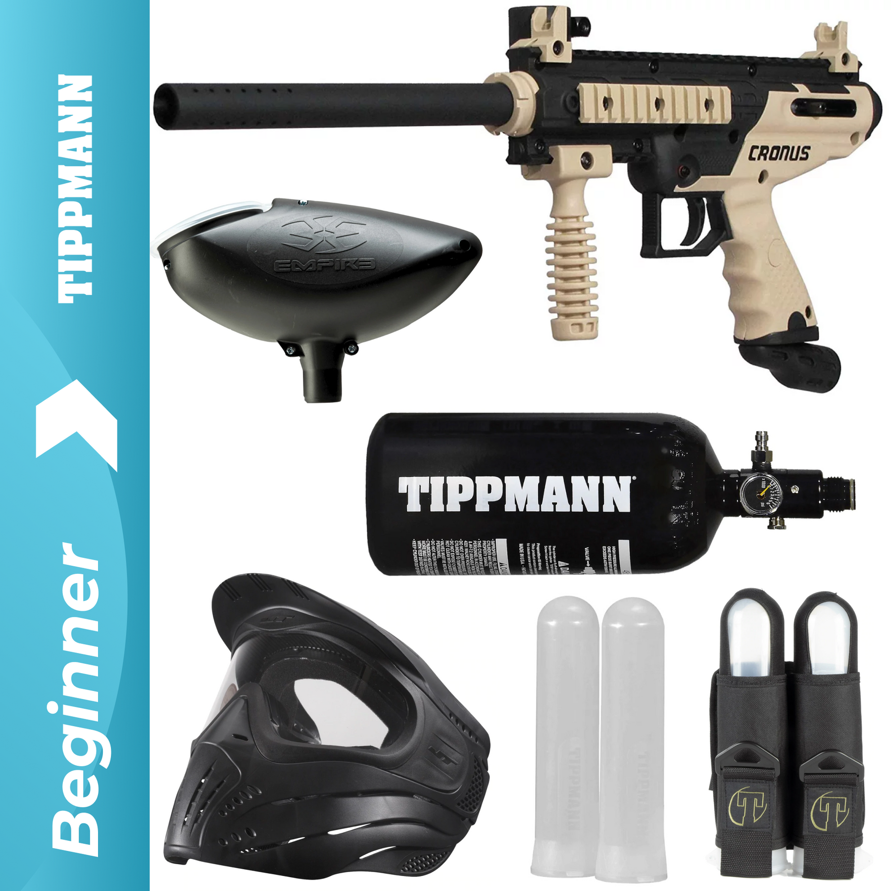 Tippmann Cronus Powerpack Paintball Gun Kit