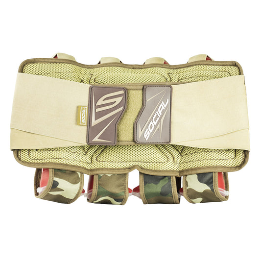 Grit Pod Pack Harness, 4+7 Coyote Tan Woodland Camo