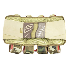 Grit Pod Pack Harness, 4+7 Coyote Tan Woodland Camo | Social Paintball Harness
