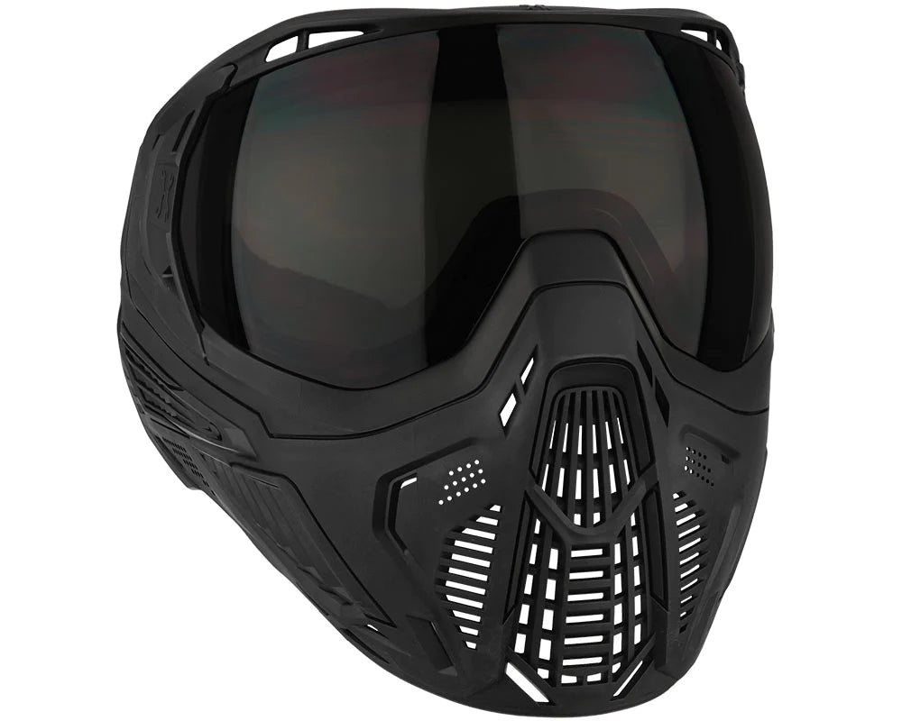 Slr Goggle - Midnight (Black/Black) Smoke Lens | Paintball Goggle | Mask | Hk Army