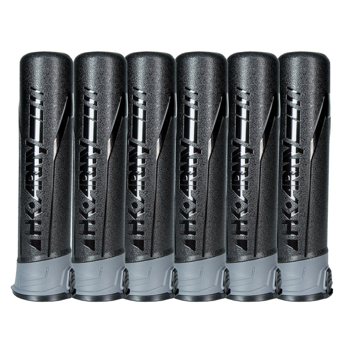 Hk Army High Capacity Paintball Pods W/Push Button Lid - 6 Pack