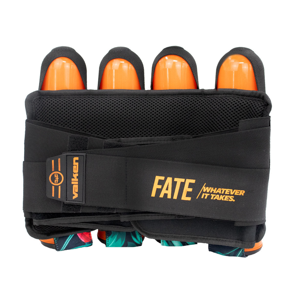 Valken Fate Gfx 4+3 Paintball Harness - Hawaiian Orange | Paintball Pod Harness