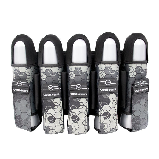 Valken Fate Gfx 5+8 Paintball Harness - 3D Cube Grey Camo | Paintball Pod Harness