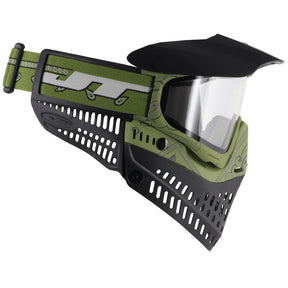 Jt Bandana Series Proflex Paintball Mask - Olive W/ Clear And Smoke Thermal Lens | Paintball Mask - Goggle