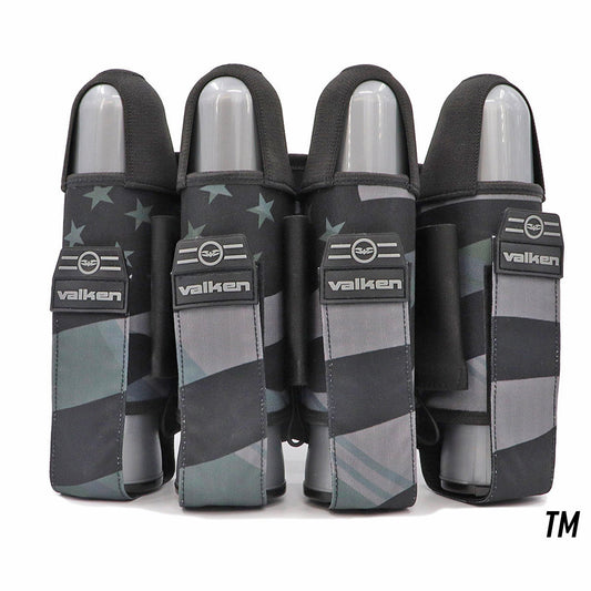 Valken Fate Gfx 4+3 Paintball Harness - Merica™ Silver | Paintball Pod Harness