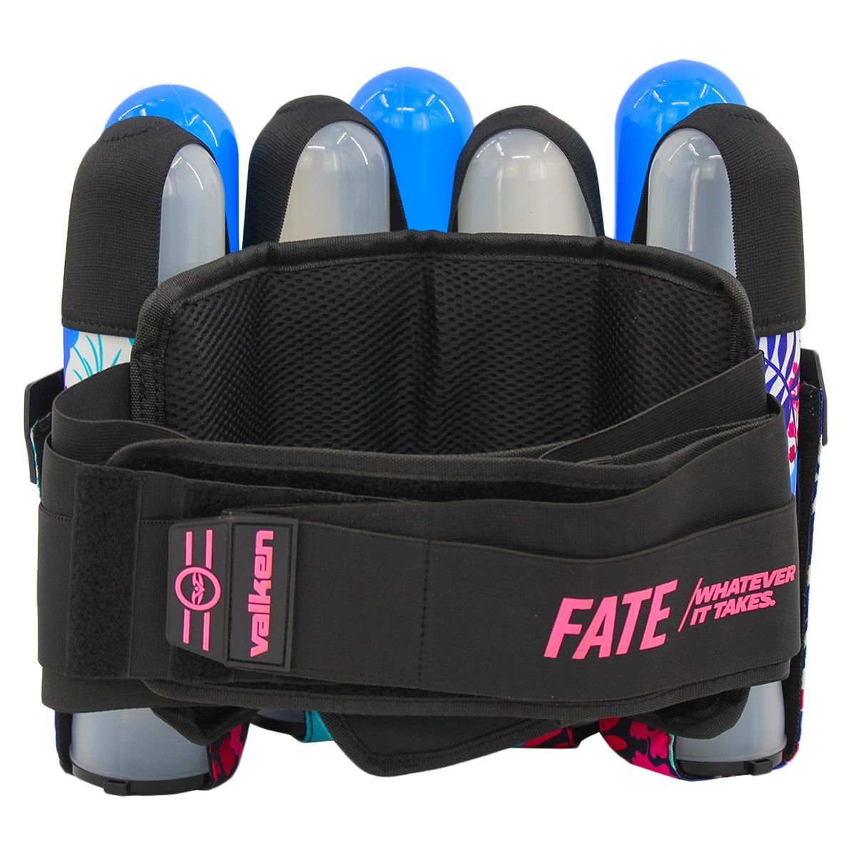 Valken Fate Gfx 4+3 Paintball Harness - Pink Ferns | Paintball Pod Harness