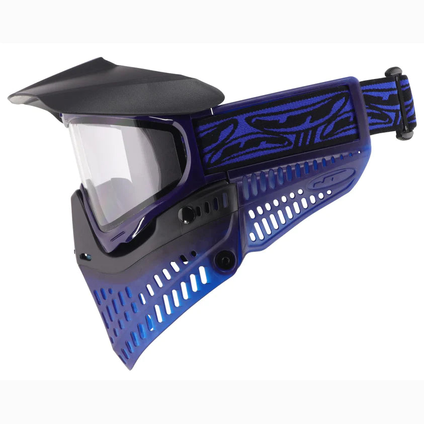 JT Proflex Paintball Mask Goggle w/ Clear Thermal Lens - Zebra