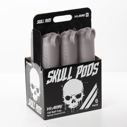 Hk Army Skull 150Rd Paintball Pods - 6 Pack