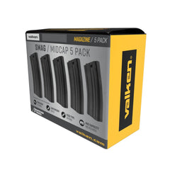 Valken 140Rd Smag Mid-Cap Airsoft Magazines - 5 Pack