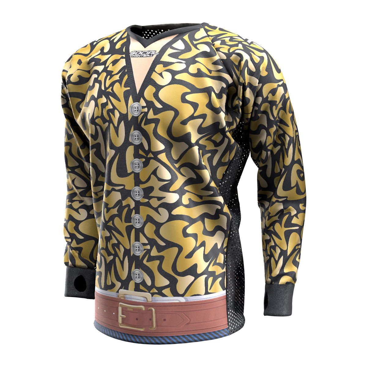 Exotic Tiger Gold Smpl Paintball Jersey