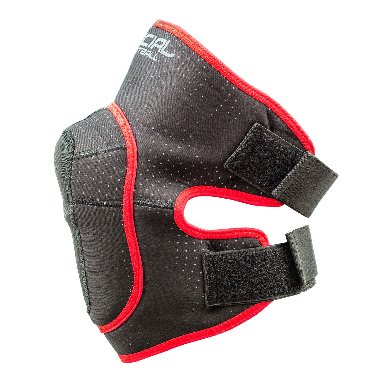 Social Paintball SMPL Elbow Pads - Black / Red 