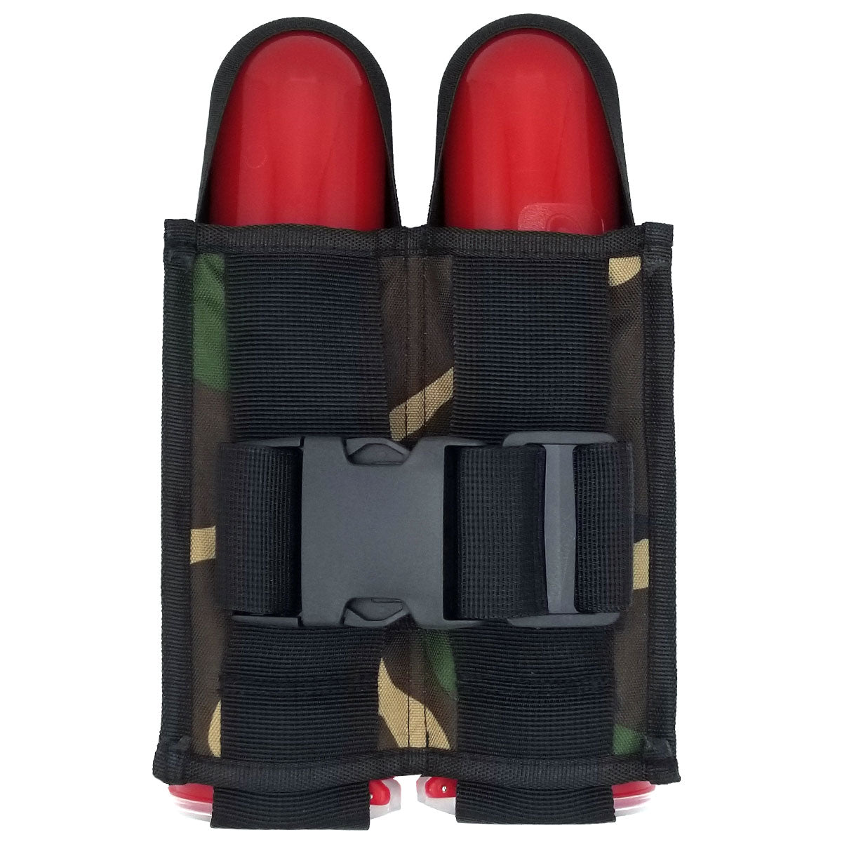 Smpl 2 Pod Pack Harness With Belt, Woodland Camo | Social Paintball