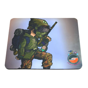 Tech Mat / Mouse Pad, Weekend Warrior, Paintball Cartoon Series | Paintball Tech Mats | Social Paintball