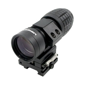 Valken 3X Magnifier Scope With Universal Flip-To-Side Mount