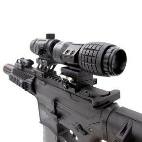 Valken 3X Magnifier Scope With Universal Flip-To-Side Mount