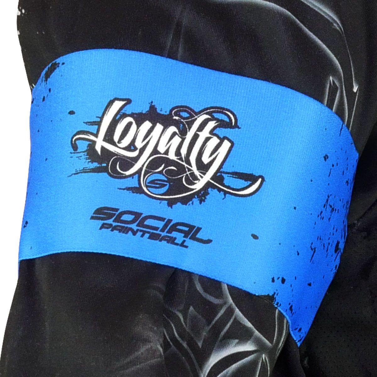 Velcro® Paintball Team Armband, Loyalty Blue | Paintball Armband | Social Paintball