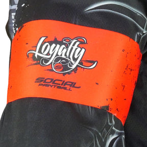 Velcro® Paintball Team Armband, Loyalty Red | Paintball Armband | Social Paintball