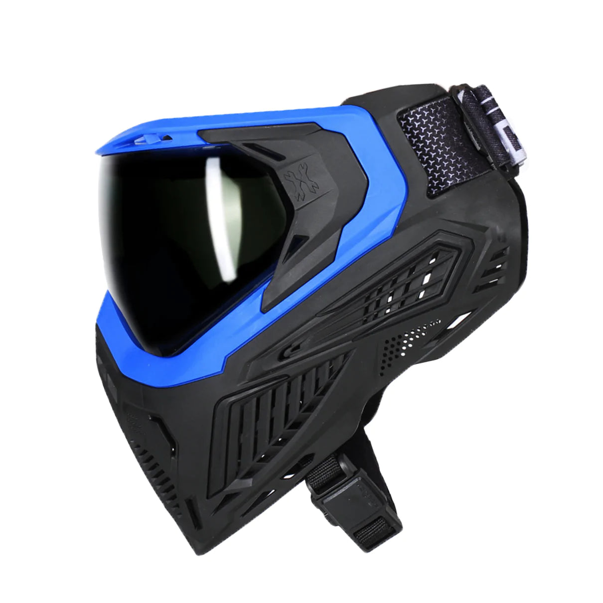 Slr Goggle - Sapphire (Blue/Black/Black) Smoke Lens | Paintball Goggle | Mask | Hk Army
