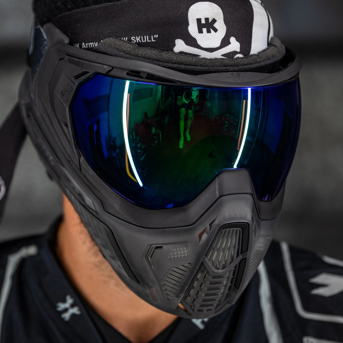 Slr Goggle - Currant (Black/Black/Smoke) Arctic Lens | Paintball Goggle | Mask | Hk Army