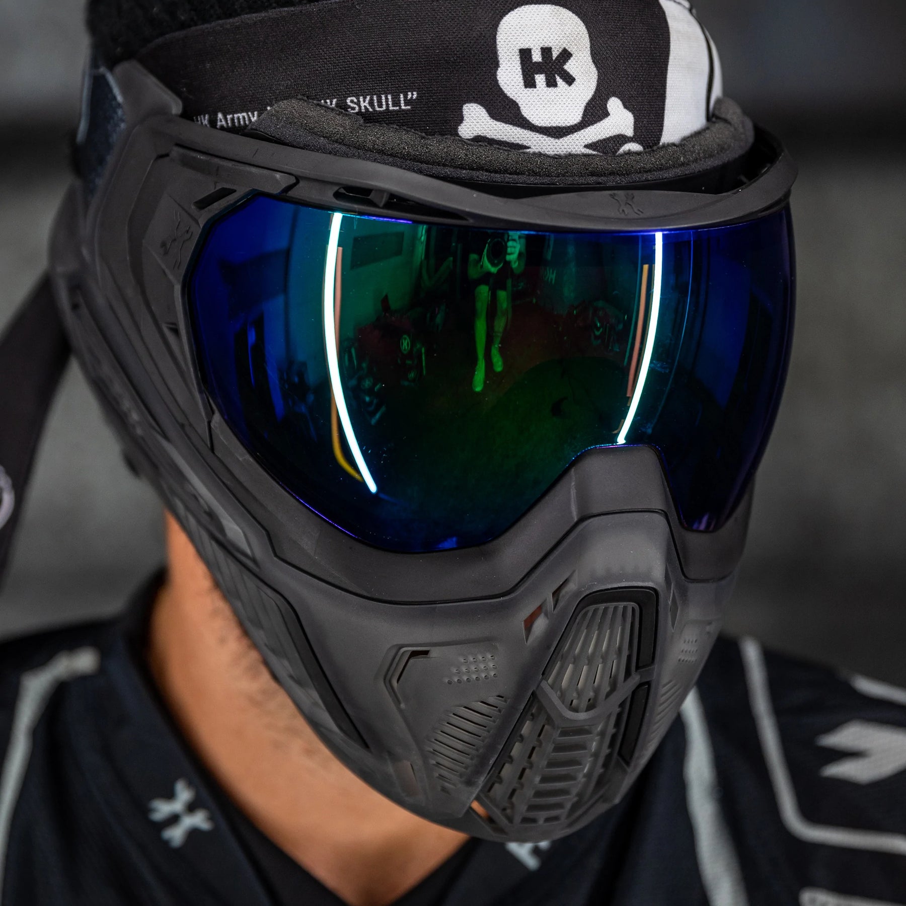 Slr Goggle - Currant (Black/Black/Smoke) Arctic Lens | Paintball Goggle | Mask | Hk Army