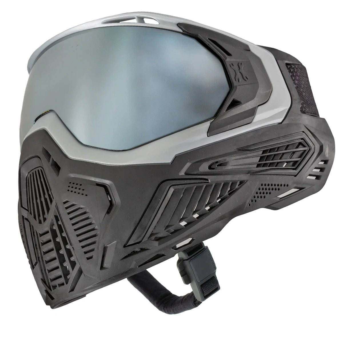 Slr Goggle - Mercury (Grey/Black) Silver Lens | Paintball Goggle | Mask | Hk Army