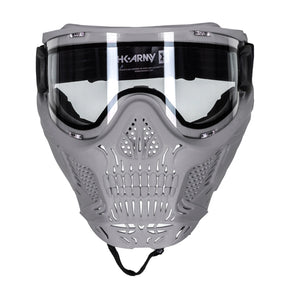 Hstl Skull Goggle - Grey W/ Clear Lens | Paintball Goggle | Mask | Hk Army