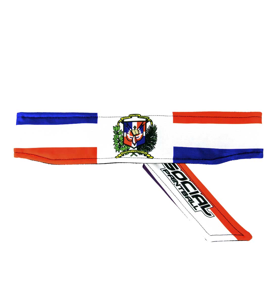 Headband, Dominican Republic Flag | Paintball Headband | Social Paintball