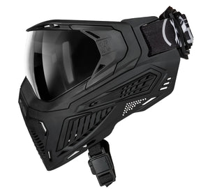Slr Goggle - Midnight (Black/Black) Smoke Lens | Paintball Goggle | Mask | Hk Army