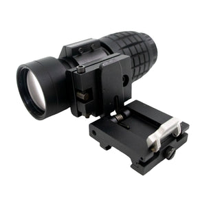 Valken 3X Magnifier Scope With Universal Flip-To-Side Mount