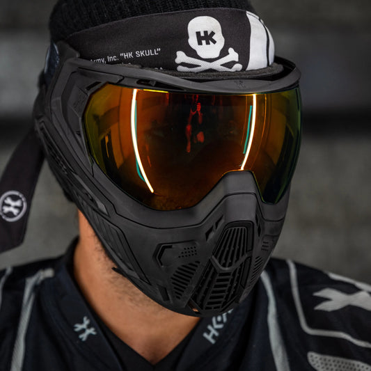 Slr Goggle - Nova (Black/Black) Scorch Lens | Paintball Goggle | Mask | Hk Army