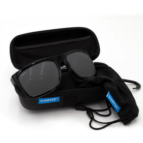 Virtue V-Paragon Polarized Sunglasses - Polished Smoke Black