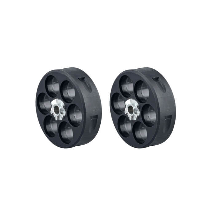 T4E Tr50 Mag - .50 Ca - 6Rds -Black (2Pk) | Buy Paintball Revolver Magazine - Image 2