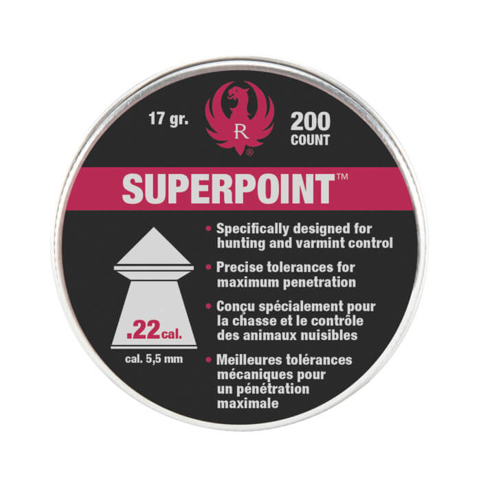 Ruger Impact .22 Pointed Lead Pellet 200 Ct | Buy Airgun Pellet Ammo - Image 2