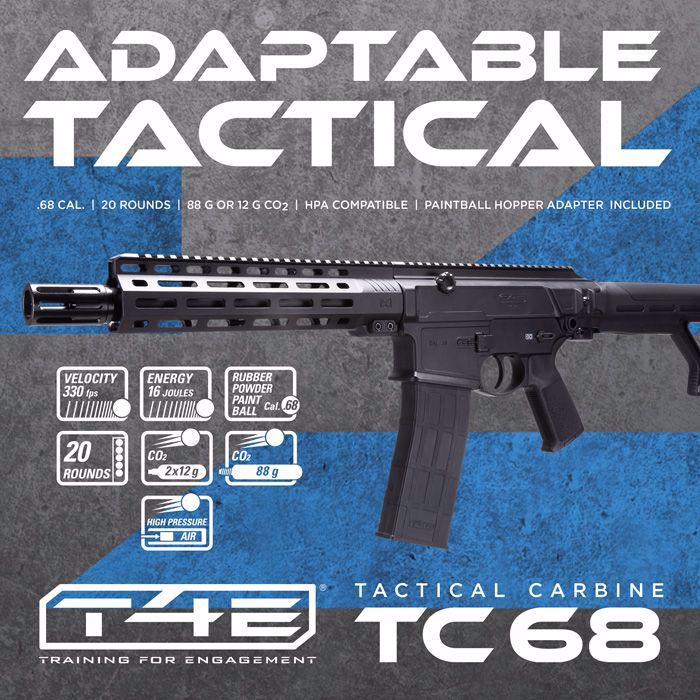T4E TC 68 Paintball Rifle .68 cal CO2 (16j) - Mag-fed or hopper-fed - Image 13
