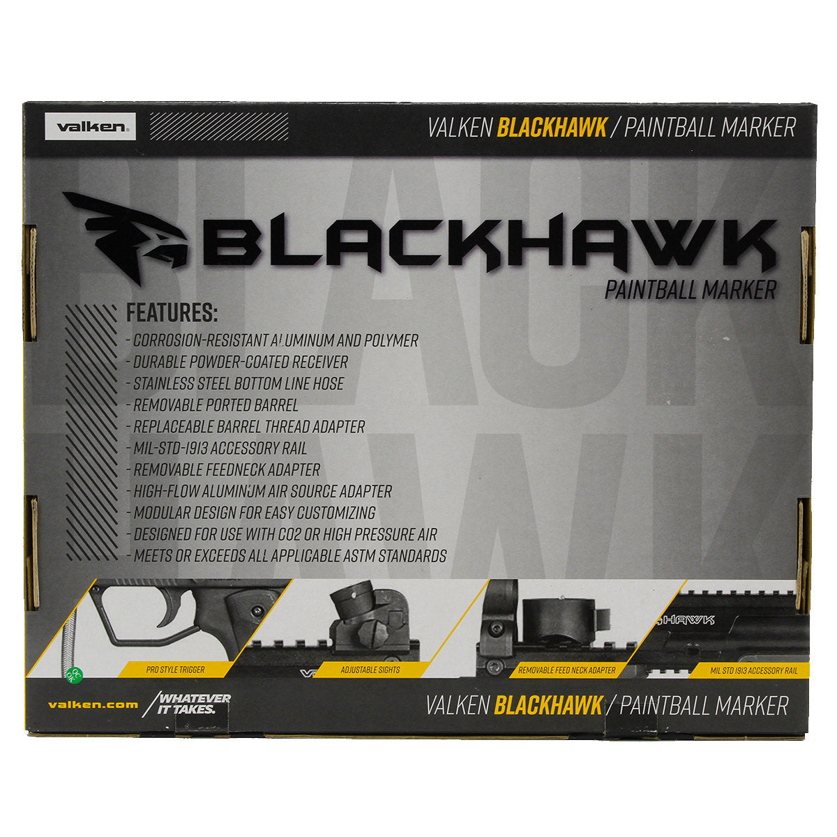 Valken Blackhawk Paintball Marker - .50 Caliber - Image 5