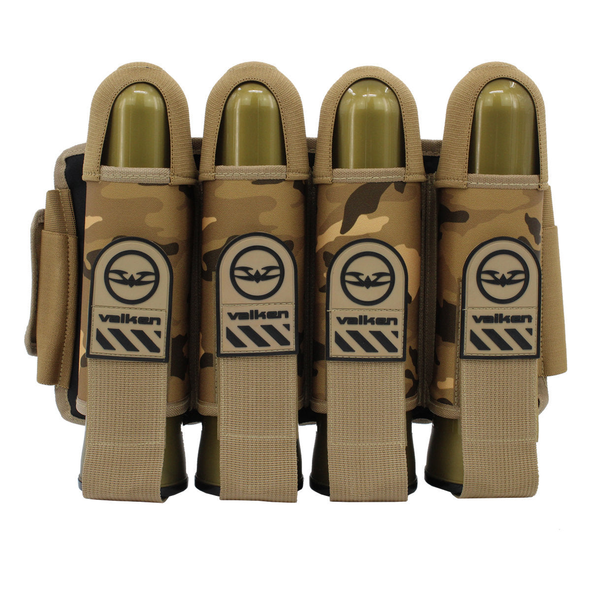 Valken Alpha 4 Paintball Harness - Camo | Paintball Pod Harness | Tan Camo