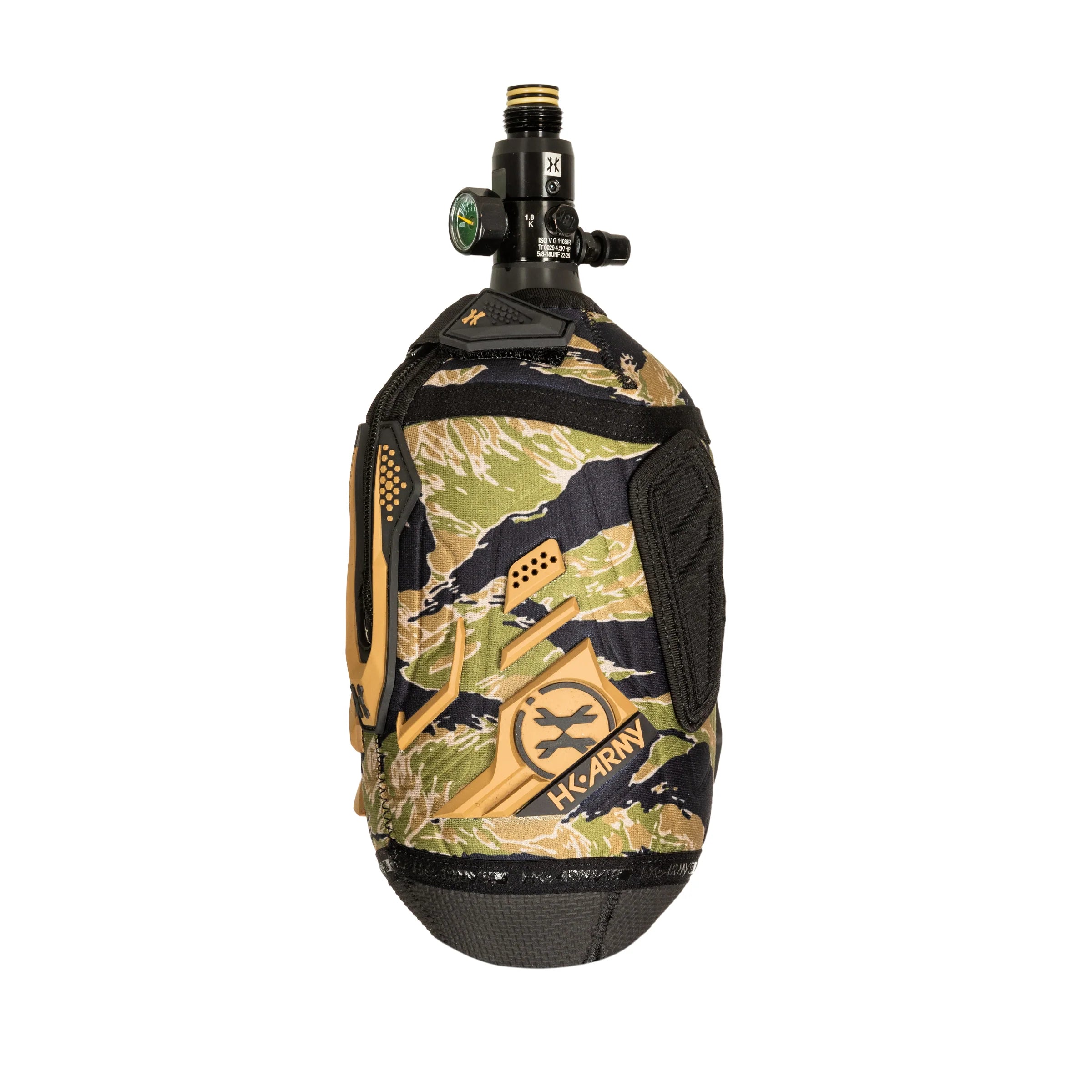 Paintball air tank cover / sleeve | hardline armored - Color: Tigerstripe - Image 5