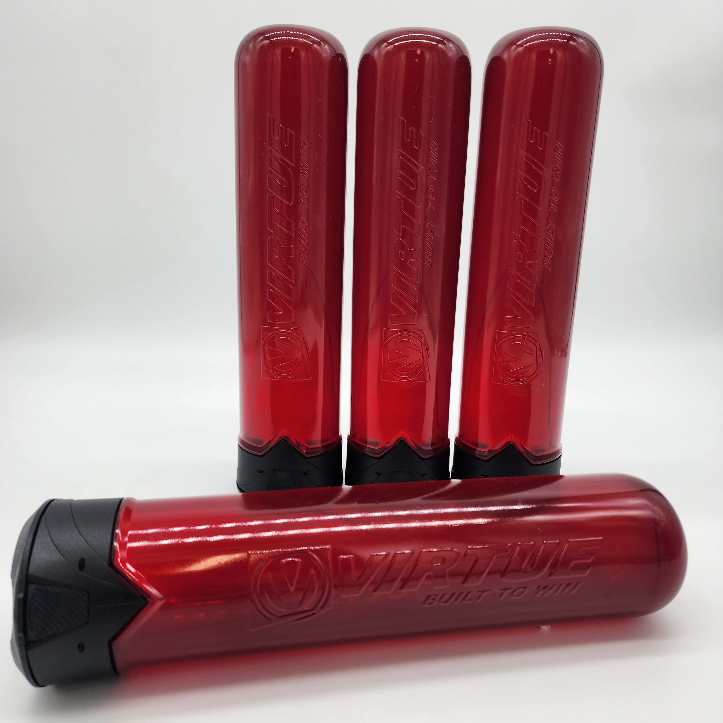 Virtue V2 Lock Lid 170 Round Pod 4-Pack - Red - Image 2