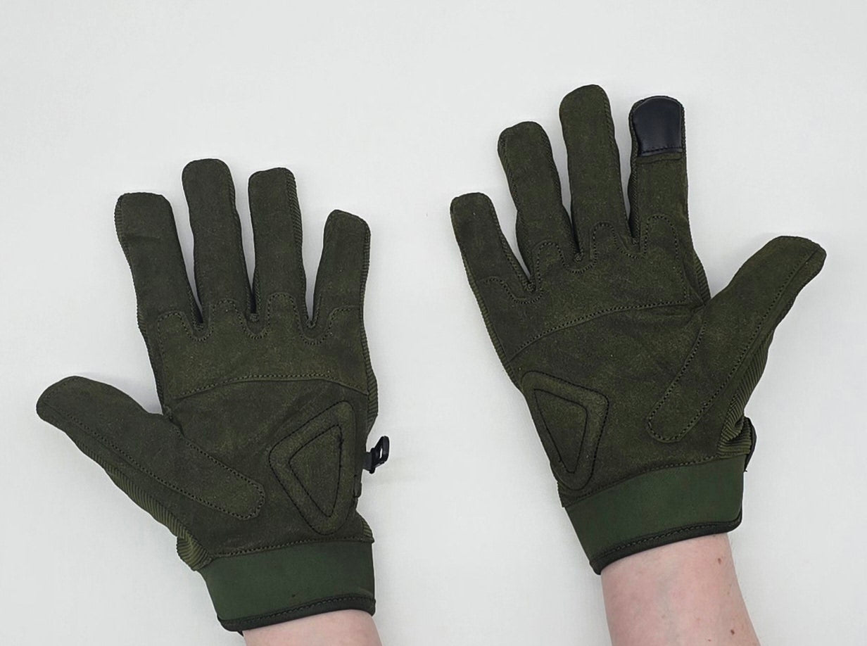 Full Finger + Removable Trigger Finger Gloves | Olive | East Coast - Image 4