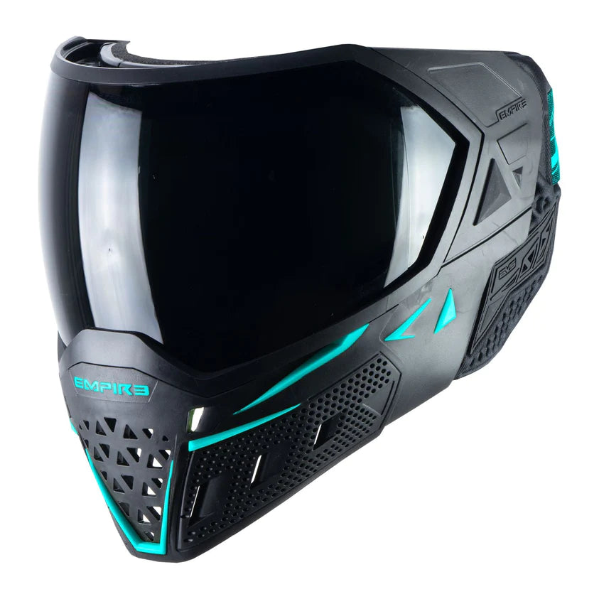 Empire Evs Black/Aqua With Thermal Ninja & Thermal Clear Lenses | Shop Airsoft Goggle - Image 2